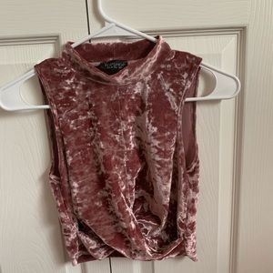 Dusty Rose Crop Top